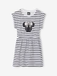 Girls-Minnie short-sleeved striped dress