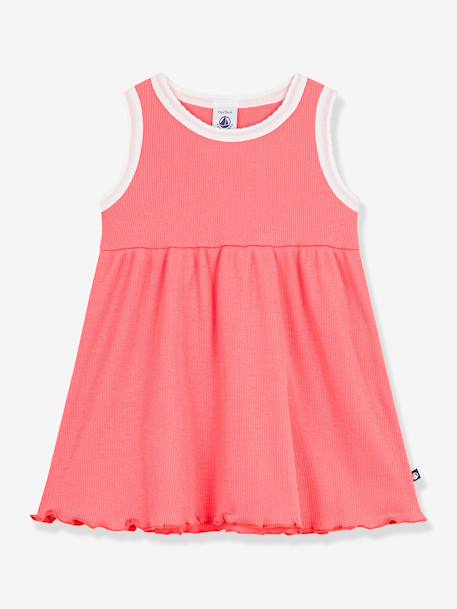 Baby sleeveless dress apricot 