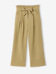 Girls-Jonen girl's cotton gauze trousers