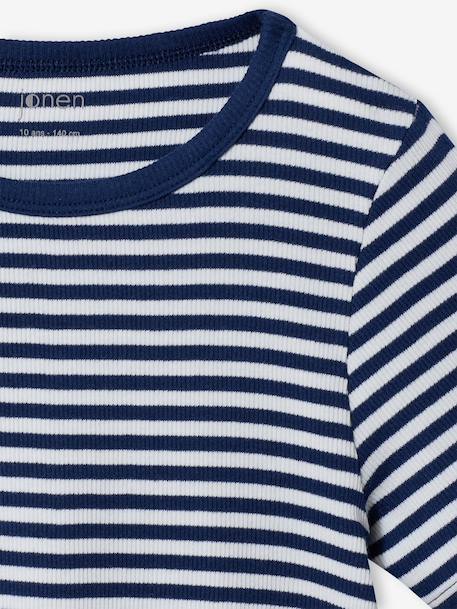 Pack of 3 ribbed T-shirts ecru 