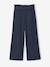 Jonen girl's cotton gauze trousers ink blue+khaki 