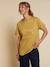 T-shirt with short sleeves in organic cotton olive 