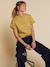 T-shirt with short sleeves in organic cotton olive 