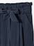 Jonen girl's cotton gauze trousers ink blue+khaki 