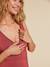 Pack of 2 Sleeveless Tops with Crossover Effect for Maternity, Fiona by ENVIE DE FRAISE navy blue+terracotta 
