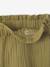 Girl's cotton gauze shorts - family capsule olive 