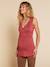 Pack of 2 Sleeveless Tops with Crossover Effect for Maternity, Fiona by ENVIE DE FRAISE navy blue+terracotta 