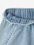 Denim parachute trousers bleached denim 