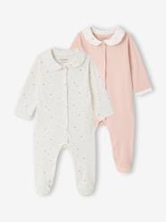 Baby-Pack of 2 organic cotton baby pyjamas 