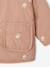 Embroidered padded jacket for baby girls pecan nut 