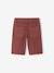 Boy's 5-pocket bermuda shorts clay beige+emerald green+grey blue+terracotta 