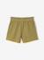 Girl's cotton gauze shorts - family capsule olive 