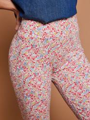 Maternity-Women's floral print organic cotton leggings 