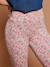 Women's floral print organic cotton leggings multicoloured 