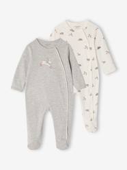 Baby-Pack of 2 newborn baby sleepsuits pyjamas 