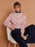 Women's organic cotton sweatshirt with floral print multicoloured 