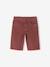 Boy's 5-pocket bermuda shorts clay beige+emerald green+grey blue+terracotta 