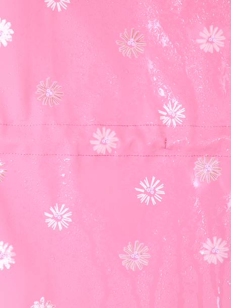 Hooded Raincoat with Magical Motifs for Girls blush+GREEN MEDIUM ALL OVER PRINTED+pale pink+rose+sky blue 