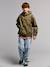 Lightweight zipped windcheater for boys khaki 