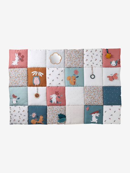 Large activity play mat rose 