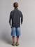 Long denim bermuda shorts double stone 