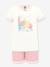 Girl's short pyjamas white 