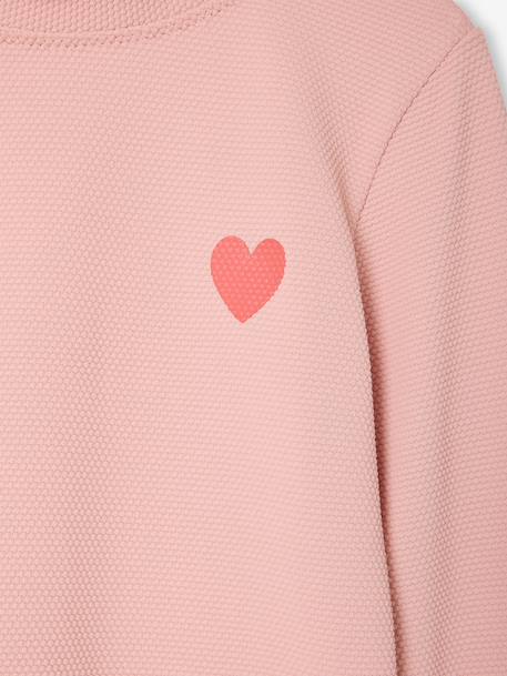 UV-resistant two-piece swimsuit rose 