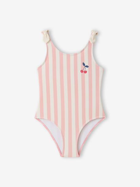 Girl's one-piece swimsuit rose 