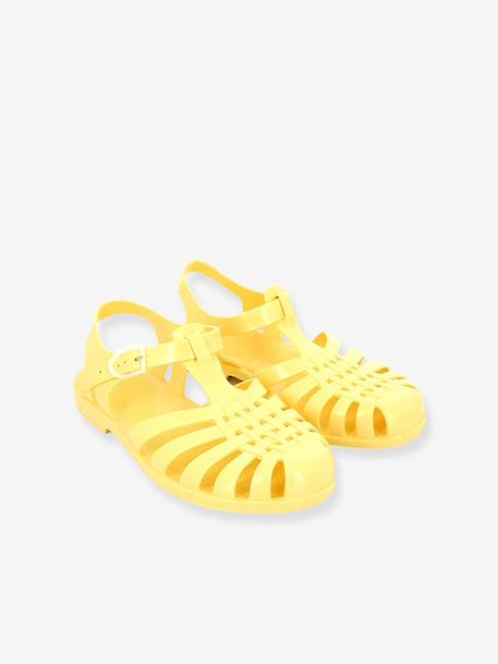 Meduse straw sandals for children yellow 