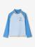 Long-sleeved set with UV protective shorts azure 