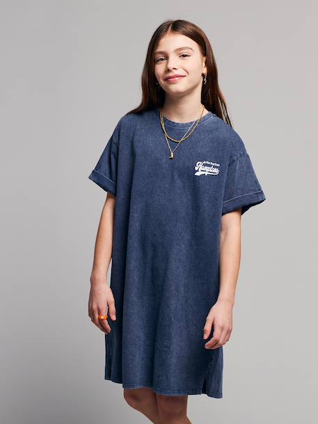 T-shirt dress navy blue 