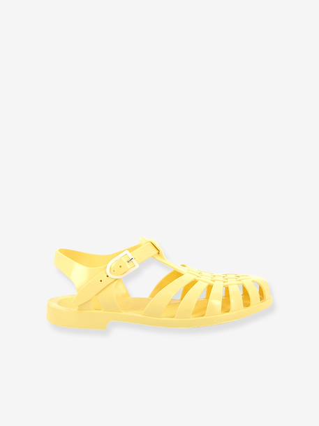 Meduse straw sandals for children yellow 