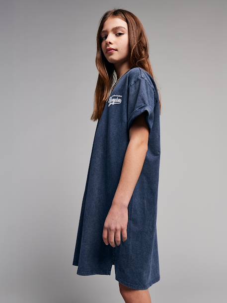 T-shirt dress navy blue 