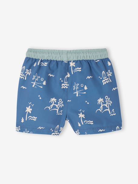 Boys' swim shorts indigo 