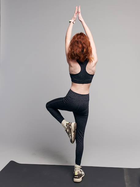 Girl's bra leggings set anthracite 