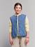 Denim sleeveless jacket medium blue 