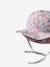 Floral print cotton baby bucket hat ecru 
