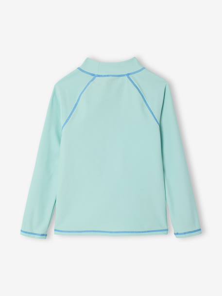 Boys' long-sleeved UV protection Surf t-shirt turquoise 