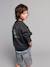 Round-neck oversized sweatshirt for boys anthracite 