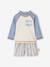 UV protective baby swimwear set grey blue 