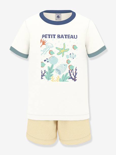 Boy's short pyjamas white 
