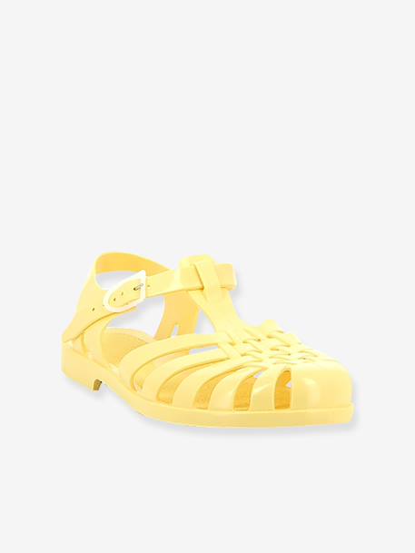 Meduse straw sandals for children yellow 