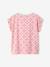 Printed T-Shirt for Girls lavender+rose+white 