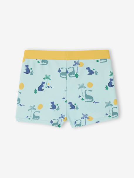 Dino baby swimsuit turquoise 