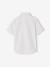 Short-sleeved shirt with bow tie white 