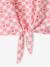 Printed T-Shirt for Girls lavender+rose+white 
