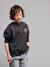 Round-neck oversized sweatshirt for boys anthracite 