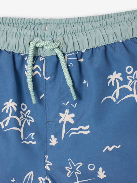 Boys' swim shorts indigo 