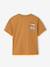 Boy's short-sleeved patterned T-shirt orange 