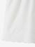 Playsuit with embroidery in cotton white 